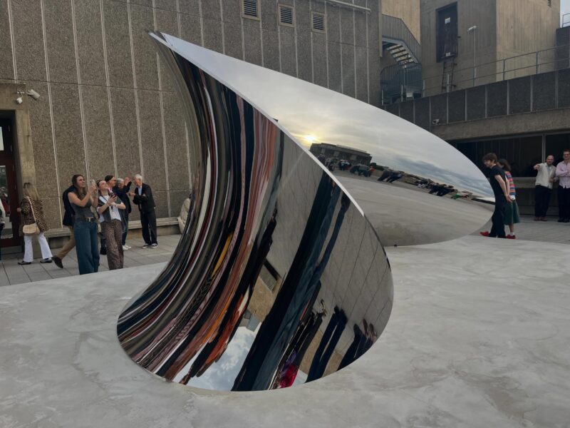 Opening of the Anish Kapoor show at the Hayward gallery last night.